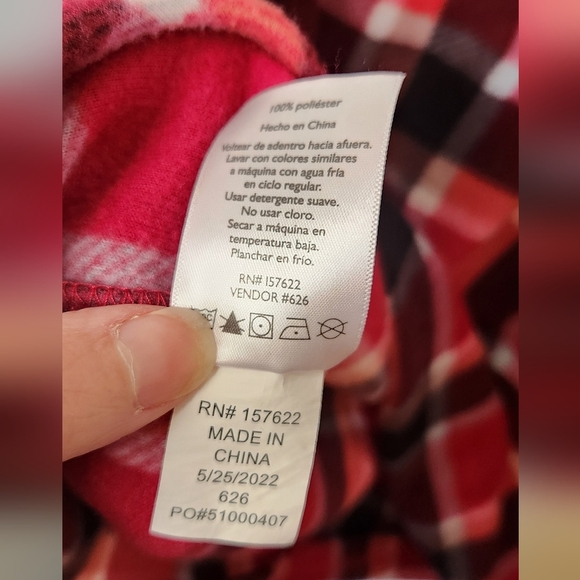 Eddie Bauer Women’s Fleece 1/4 Quarter Zip Pullover Dark Berry Red XXL - Picture 7 of 8